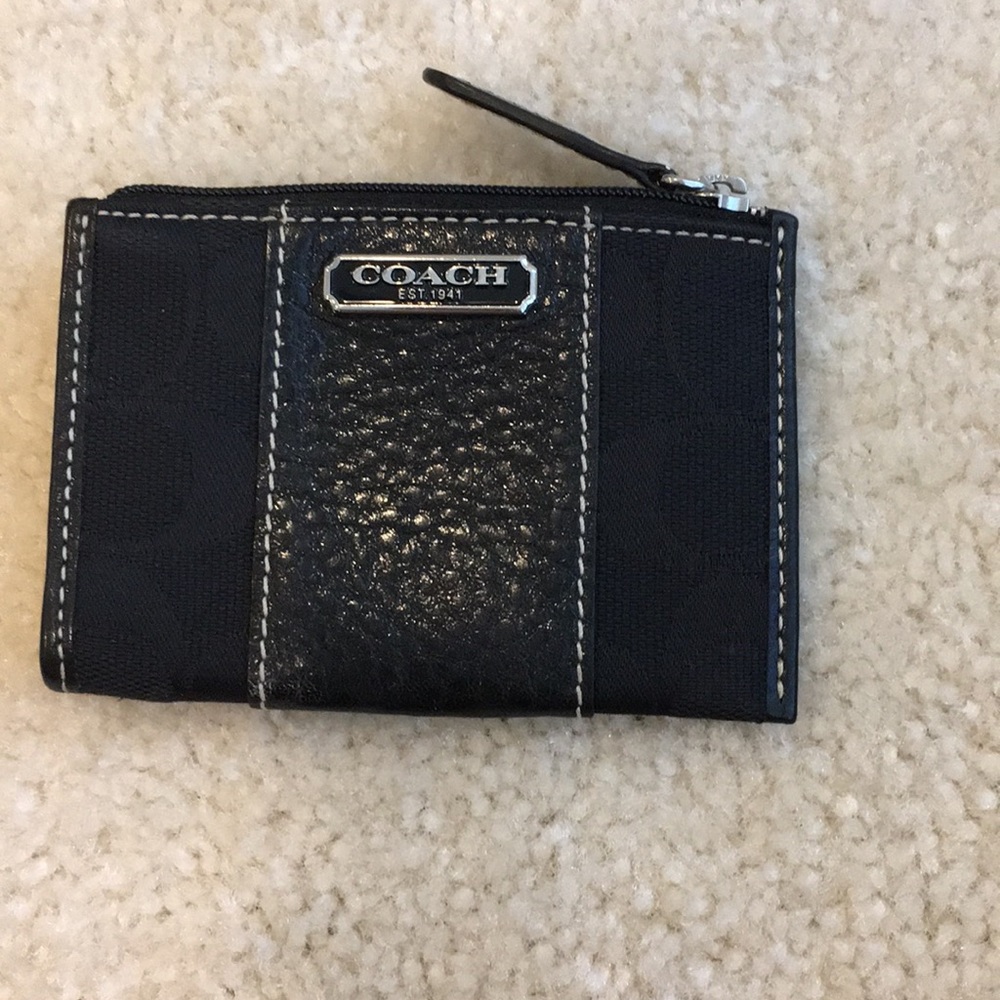 Black Coach Coin Purse
